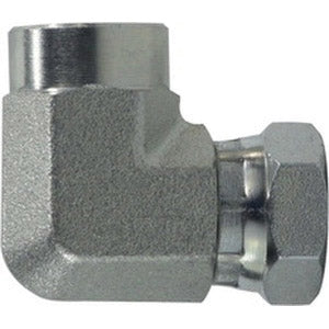 90-deg Swivel Elbow, 3/8-in Female NPTF x 1/2-in Female NPSM, Steel