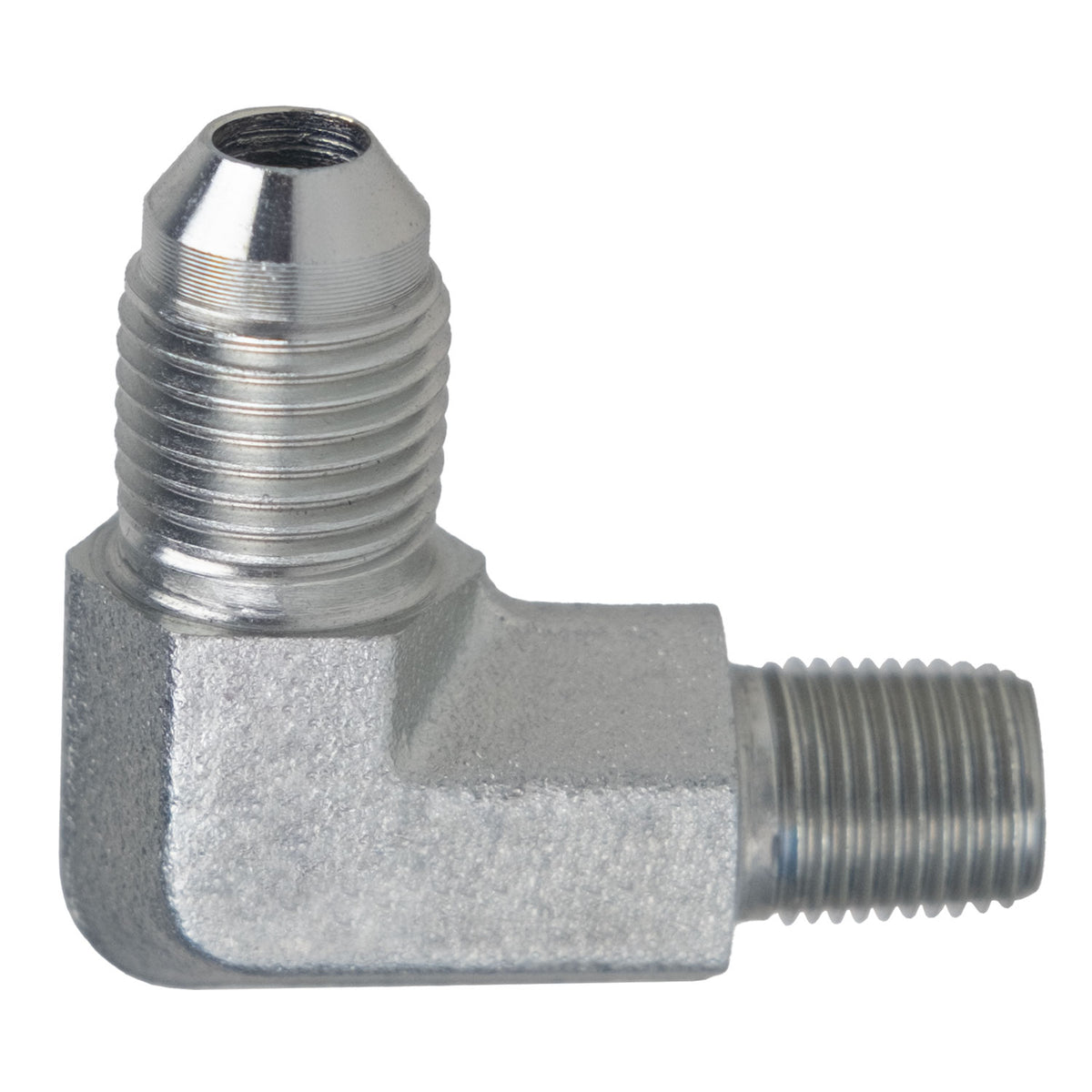 Long Elbow, 1-5/16-in Male JIC x 1-in Male NPTF, Steel