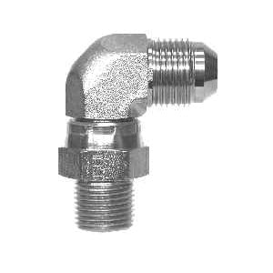 Swivel Elbow, 5/8 in-Male JIC x 1/2-in Male NPTF Swivel