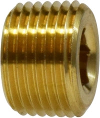 1/8" BRASS COUNTERSUNK HEX PLUG