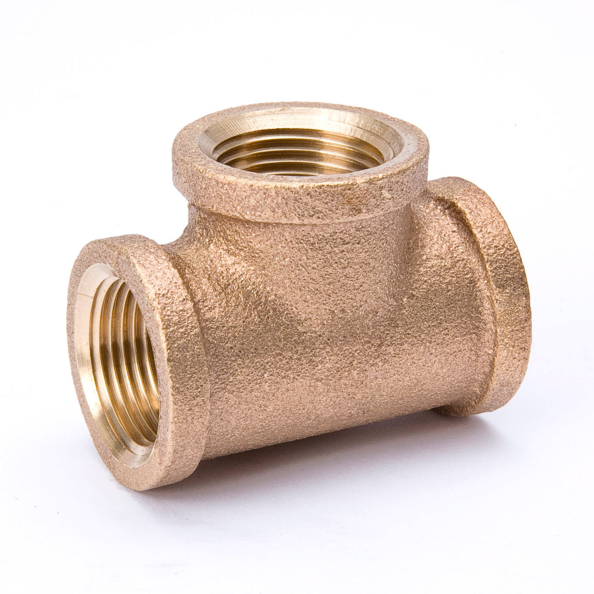 2-in FIP Red Brass Tee - Fittings N' Valves