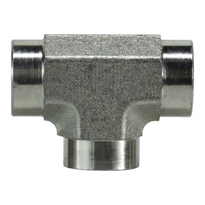 Tee, 3/4-in Female NPTF x 3/4-in Female NPTF x 3/4-in Female NPTF, Steel