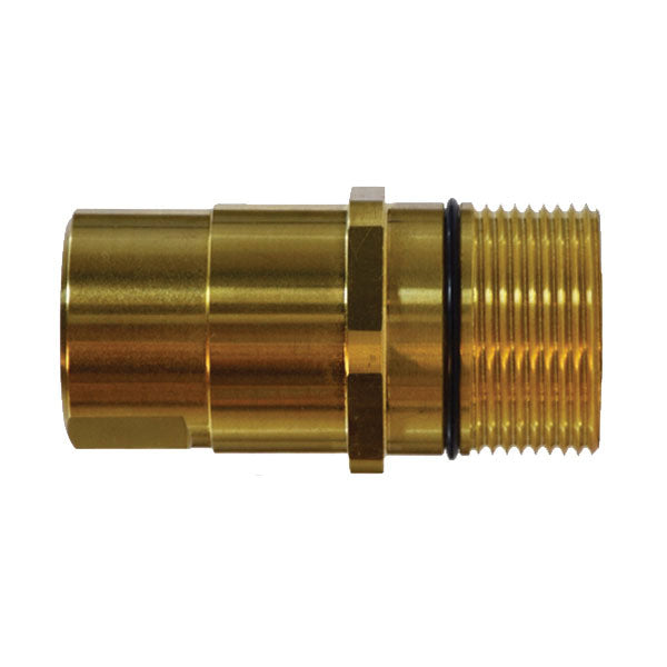 Wingnut Nipple, 1 in FNPT, Brass