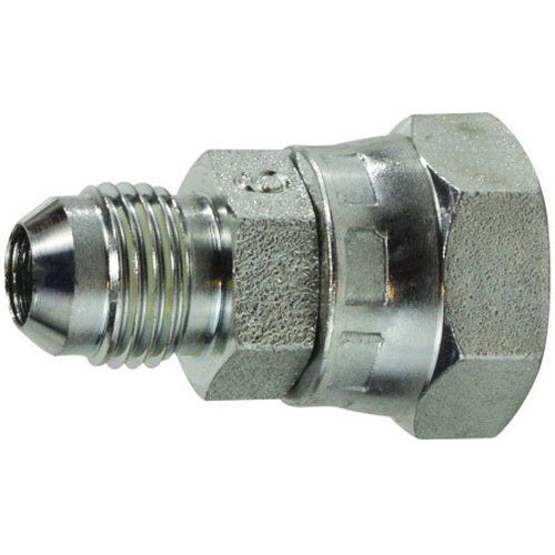Adapter, 1/4-in Male JIC x 1/4-in Female BSPP Swivel, Steel