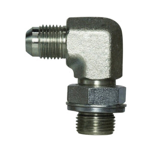 90-deg Elbow, 5/16-in Male JIC x 1/4-in Male BSPP, Steel