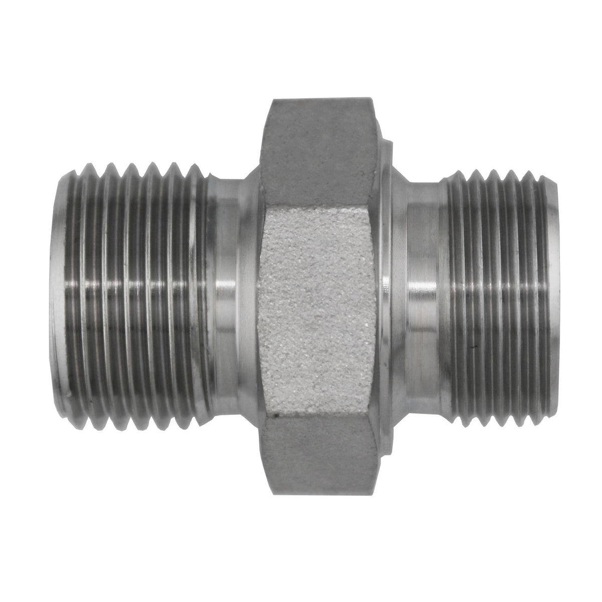 Adapter, 3/4-in Male BSPP x M16 Male Metric, Steel