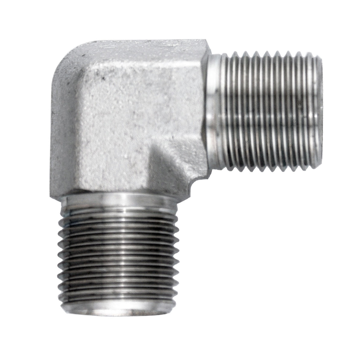 90-deg Union Elbow, 1/4-in Male BSPP x 1/4-in Male BSPP, Steel