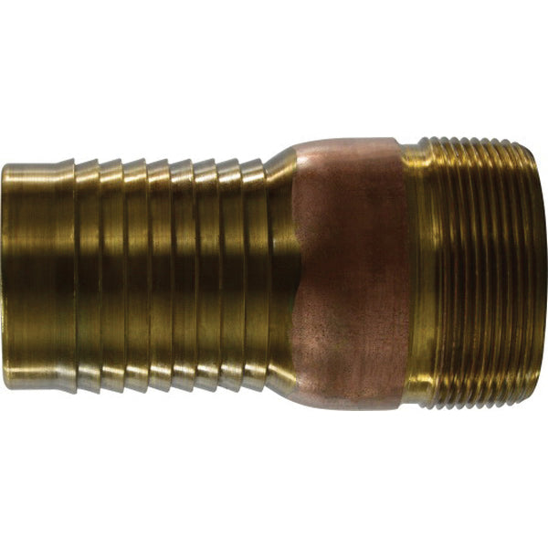 1 1/4 BRASS KING NIPPLE