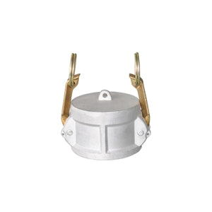 8 DUST CAP ALUM W- 2 BRASS HANDLES