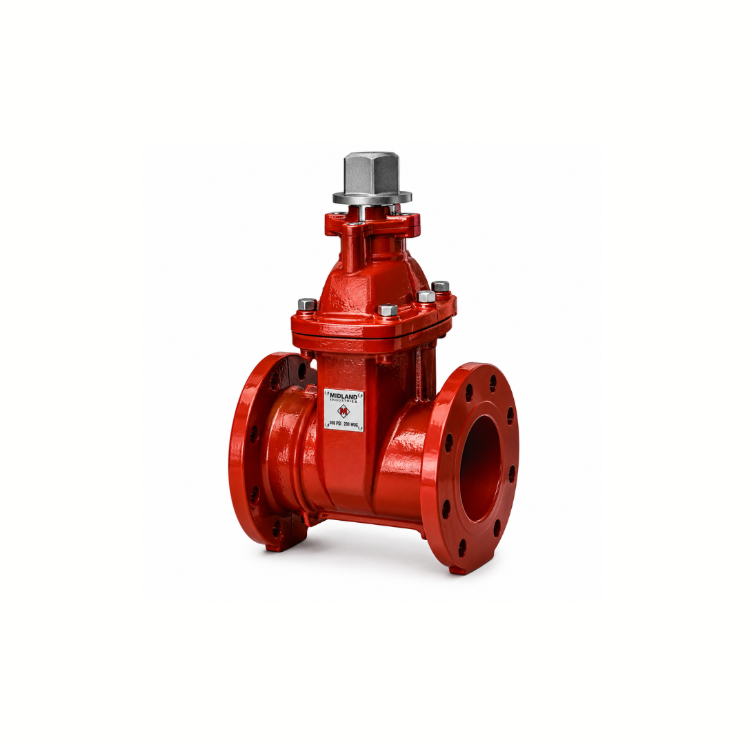 3" DI FL X MJ Gate Valve NRS AWWA C515