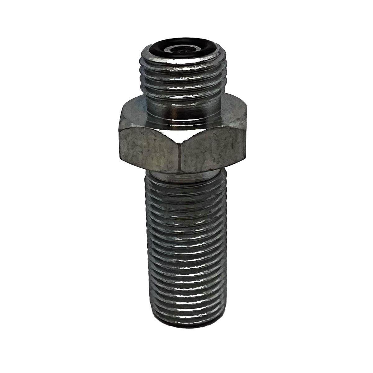 Bulkhead Union, 1/4 in MJIC x 1/4 in Male ORFS, Steel