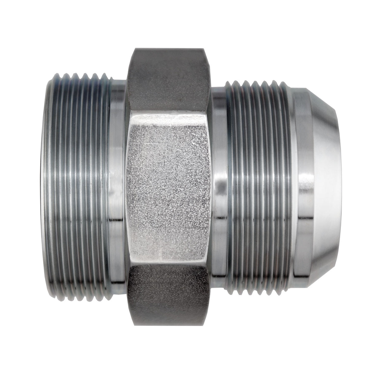 Adapter, 1-1/2-in Male O-Ring Face Seal x 1-1/2-in Male JIC, Steel