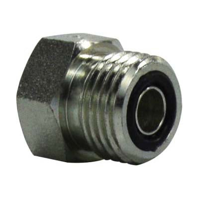 Plug, 5/8 in ORFS x 1 in, Steel