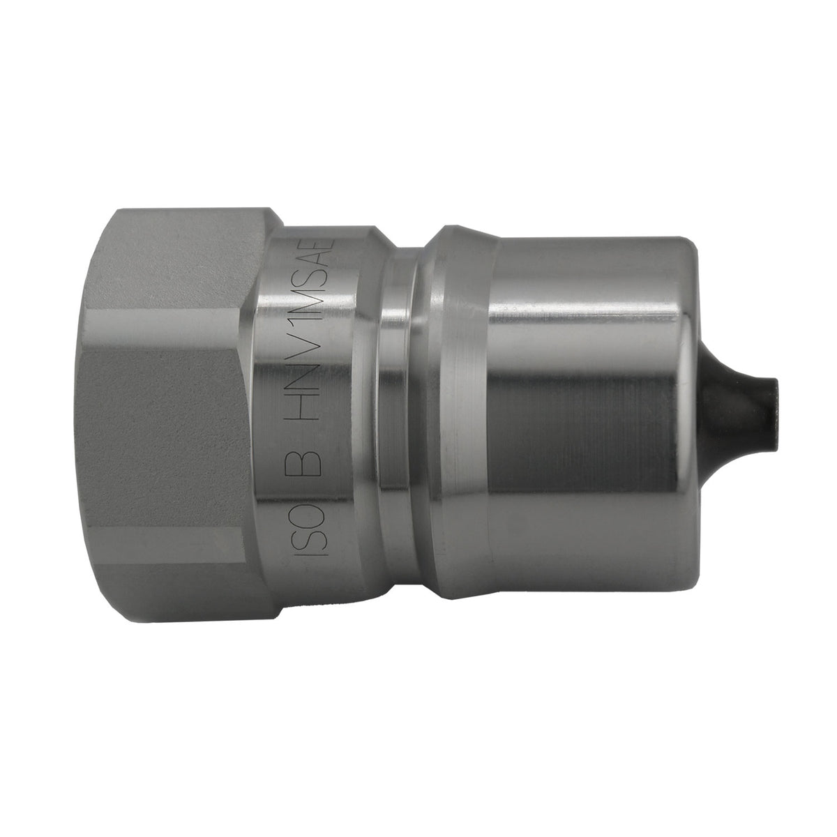ISO-B Interchange Quick Disconnect SAE O-Ring Plug, 1/2-in Body x 1/2-in Female O-Ring Boss, Steel