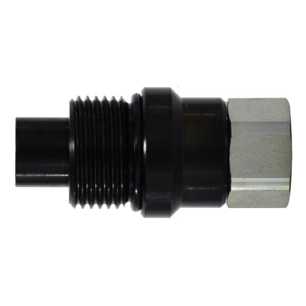 Flat Face Thread Lock Plug, 3/4-in Body x 3/4-in Female NPT, Steel