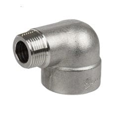 1-1/4" 3000# Forged Steel 316/L Threaded Street 90 Elbow