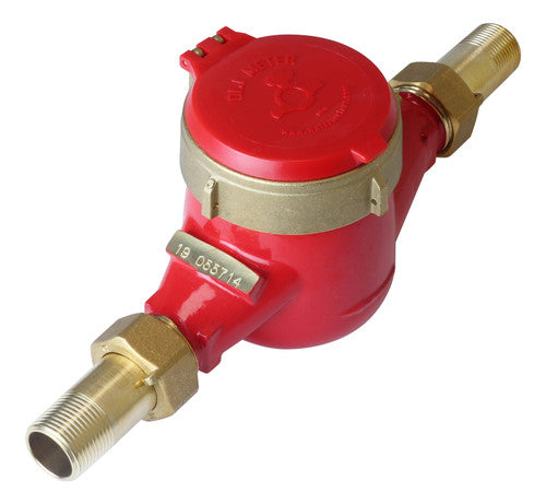 Residential No Lead HOT Water Meter - WM-H Series - Fittings N' Valves