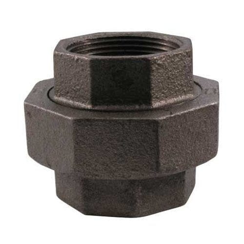 6" Black Iron Union