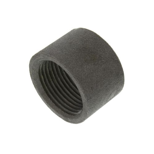 3/4" Black Merchant Half Coupling