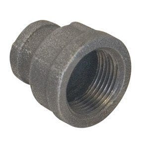3" x 3/4" Black Iron Reducing Coupling - Fittings N' Valves