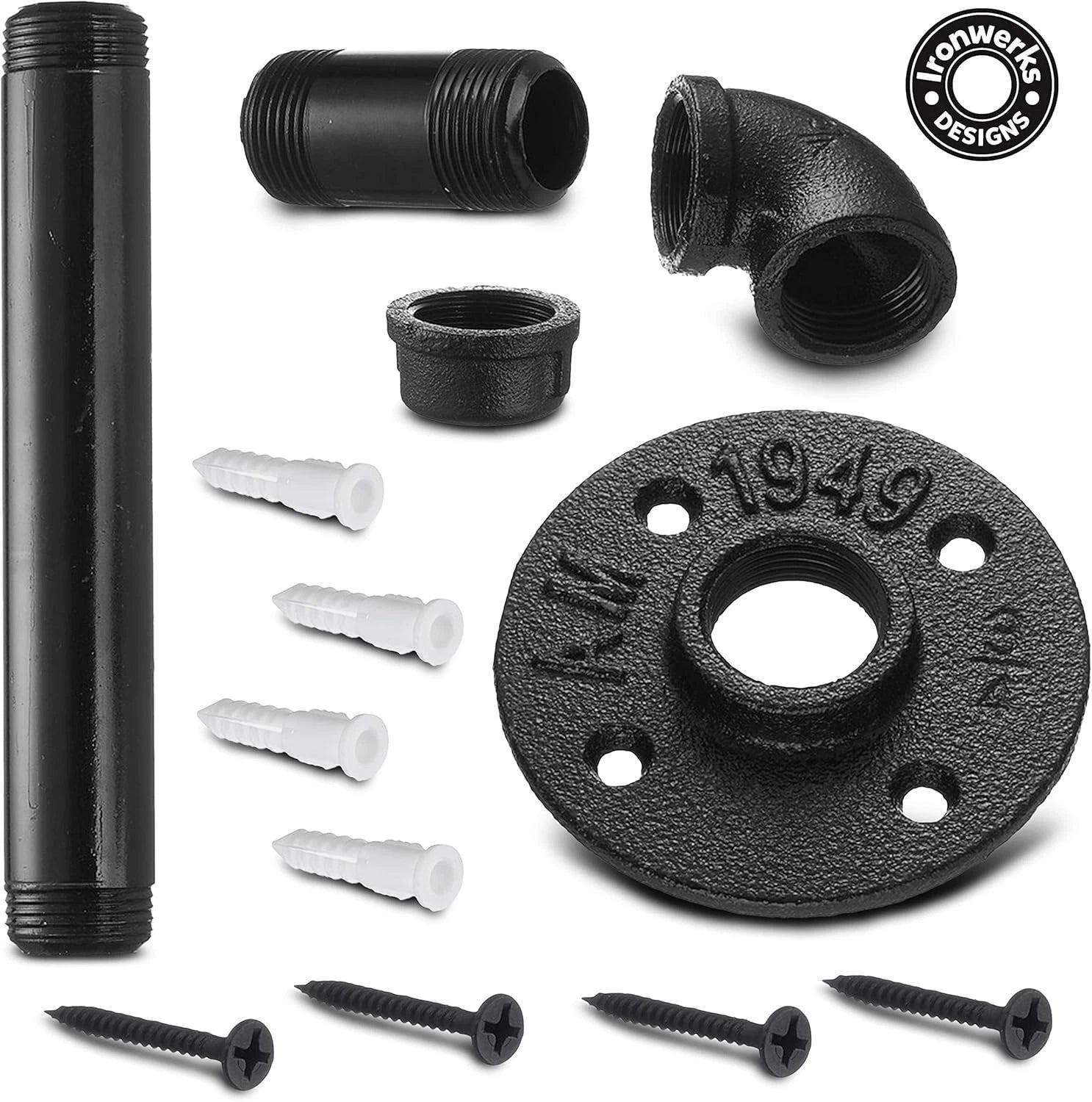 Black Iron Electroplated Toilet Paper Holder