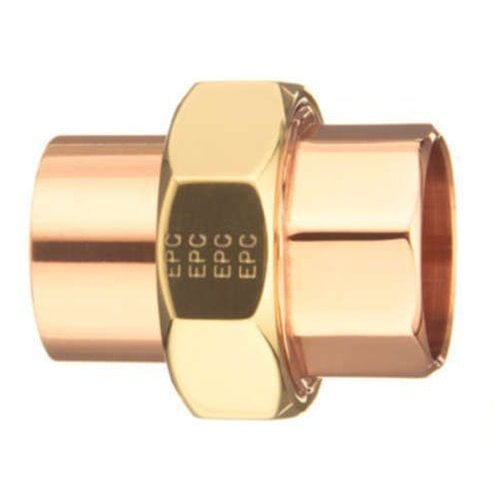 1/2" Copper Union Elkhart Copper Fittings Made In The USA