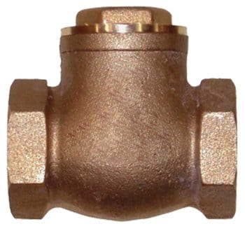 2-1/2" IPS Brass Swing Check Valve
