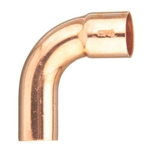 2-1/2" FTG x Copper 90° Long Turn Street Elbow - Fittings N' Valves