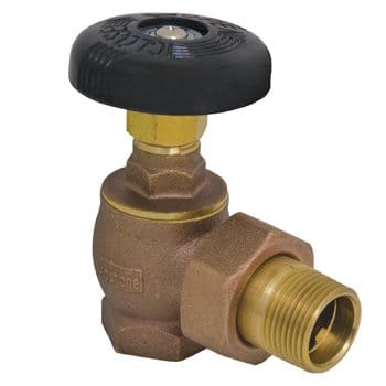 1-1/2" IPS Brass Steam Radiator Globe Valve - Fittings N' Valves