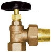 1-1/2" IPS Brass Hot Water Radiator Globe Valve - Fittings N' Valves