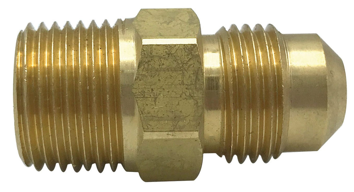 1/4" x 1/4" #48 Flare Adapter Less Nut - Fittings N' Valves