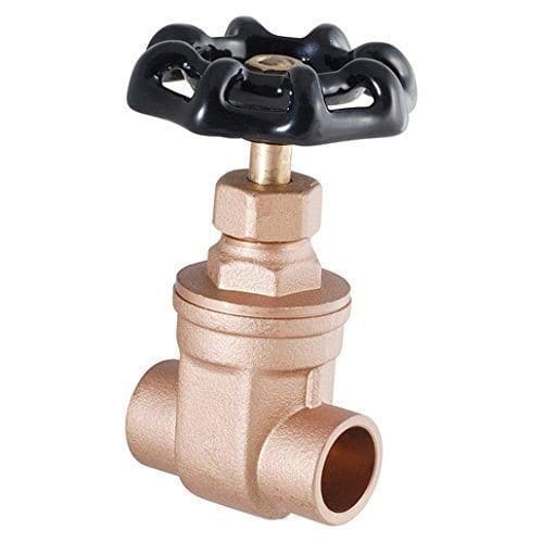 3/4" Sweat Brass Gate Valve (Lead Free)