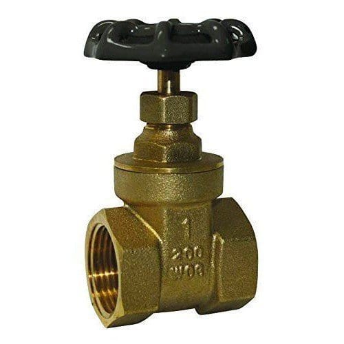 1/2" IPS Threaded Brass Gate Valve (Lead Free)