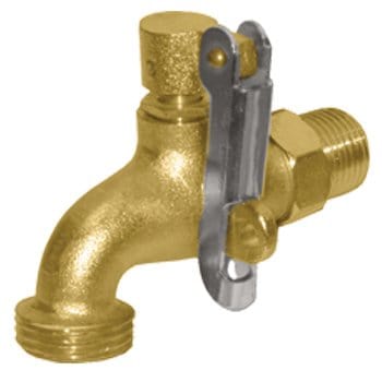 3/4" MIP Hose Bibb W/Bv Action & Lock Handle