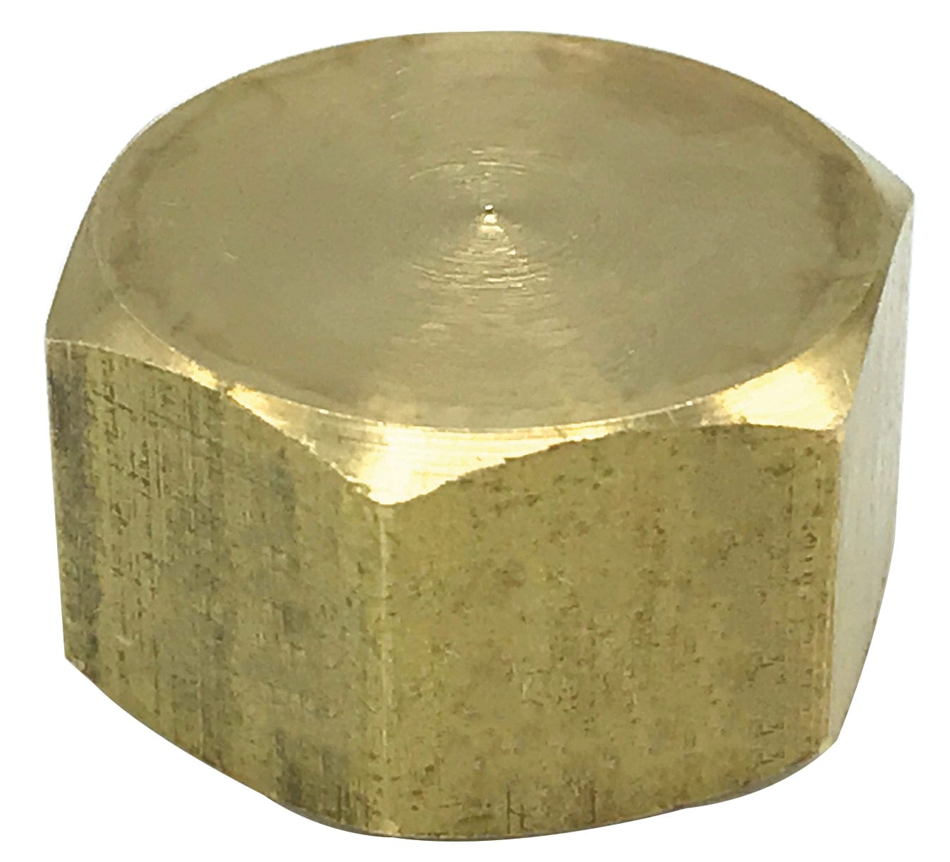 5/16" OD Brass Compression Cap (Lead-Free)