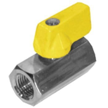 1/2" IPS Chrome Plated Mini Ball Valve