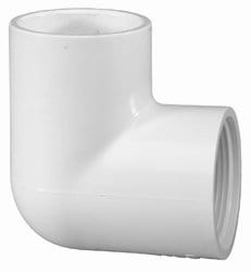 1" PVC Schedule 40 90° Elbow SLIP x FPT