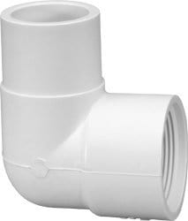 1-1/2" PVC Schedule 40 90° Street Elbow SP x FPT