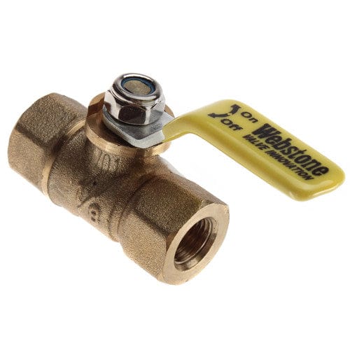 1/8" FIP x FIP Full Port Brass Mini Ball Valve