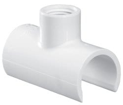 3/4" Snap-On PVC Schedule 40 Tee FPT