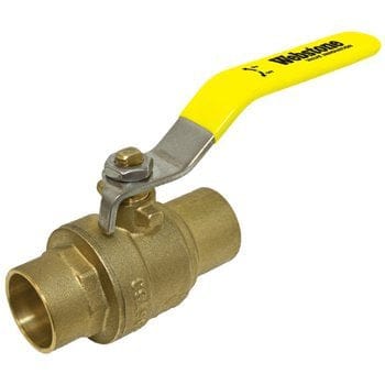1" C x C Full Port Brass Stainless Valve