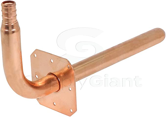 3/4" x 4" x 8" PEX STUB OUT Elbow W/ WALL FLANGE