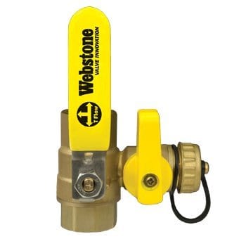 1" SWT x IPS Lead Free Ball W/Drain