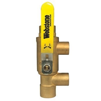 1-1/2" x 1/2" Primary / Secondary Loop Purge Tee