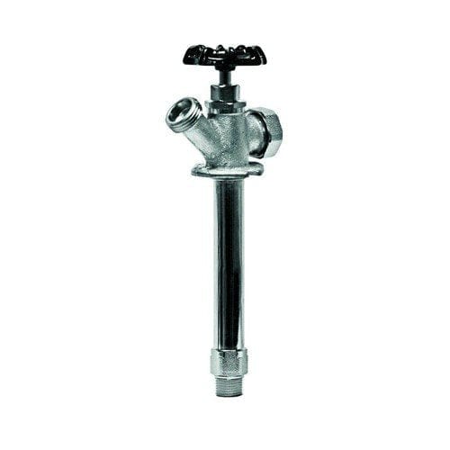 Anti-Siphon Frost Free Sillcock - 8" length - 3/4" Hose x 1/2" MIP/Sweat W/Chrome Plated Hose Bibb (Lead Free)