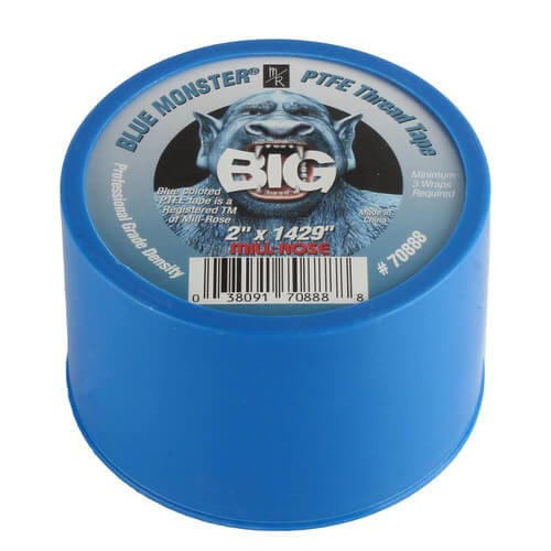 2" x 1429" roll Blue Monster™ PTFE Thread Seal Tape