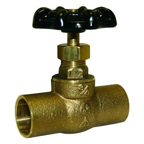 1/2" Straight Globe Sweat Globe Valve (Lead Free)
