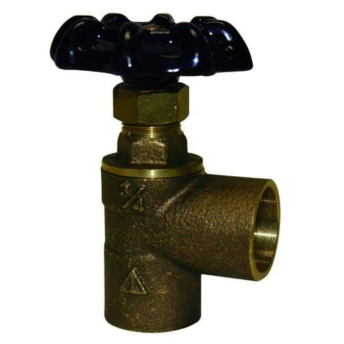 1/2" Angle Sweat Globe Valve (Lead Free)