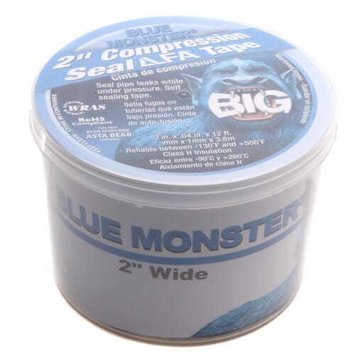 2" x 12-foot roll - Blue Monster Compression Seal Tape