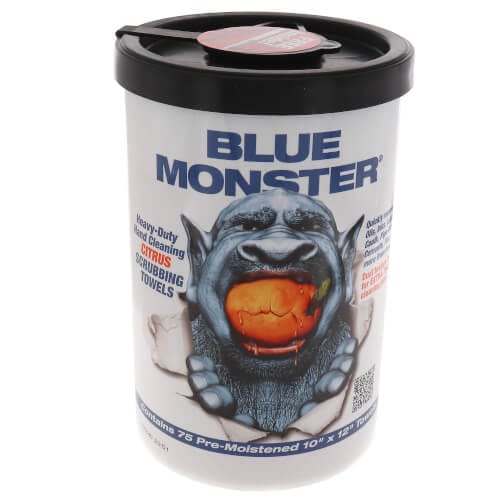 10" x 12" Blue Monster Heavy-Duty Citrus Scrubbing Towels